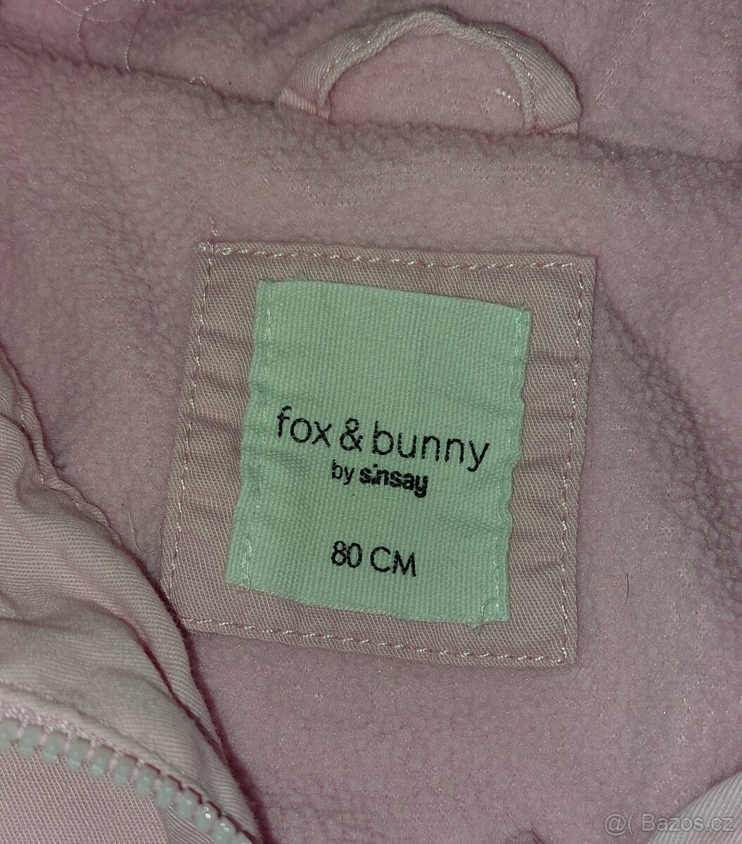 Dívčí jarní/podzimní kabátek vel 80 - 5