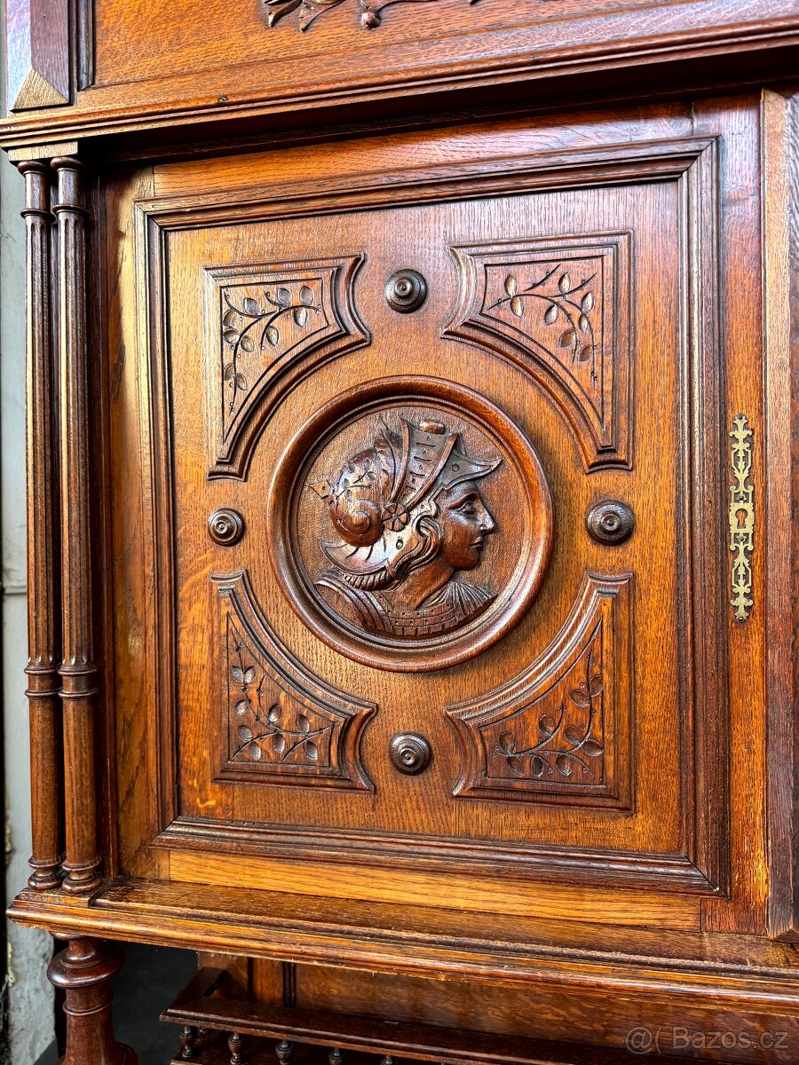 Starožitný příborník / kredenc (132022) - 5