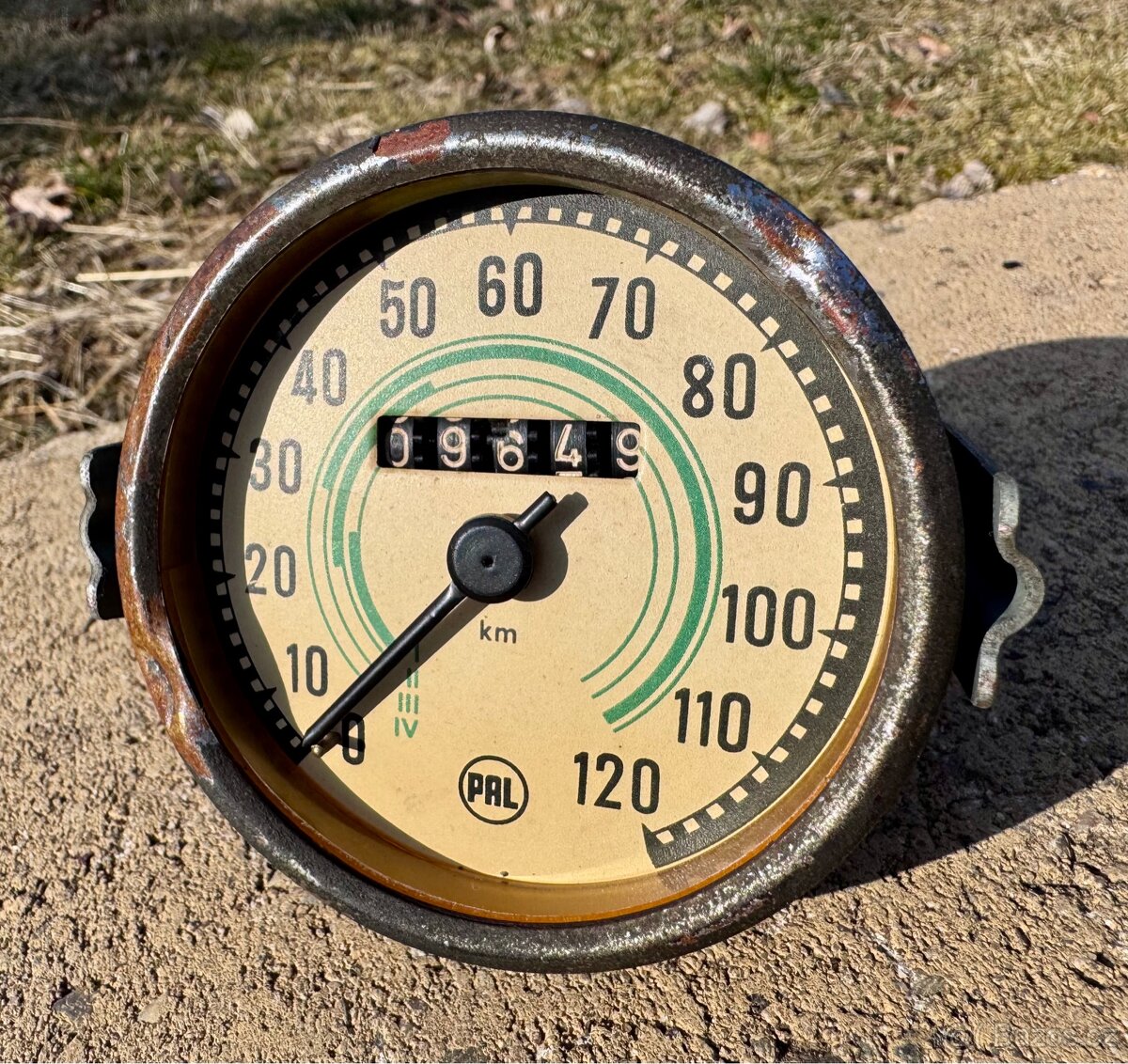 Jawa ČZ kývačka i půlbuben - tachometr PAL - 5