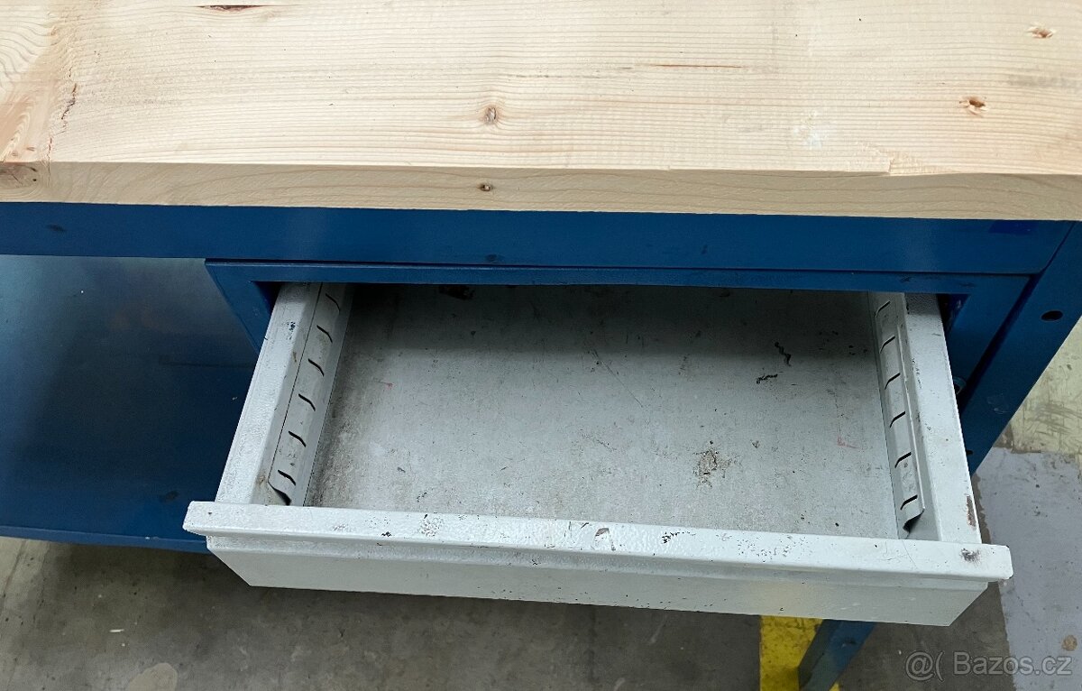 Pracovní stůl, ponk s nádstavcem - 5