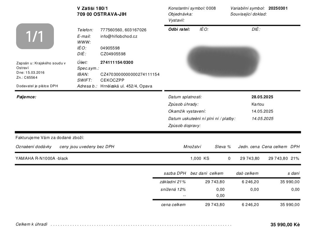 Stereo receiver Yamaha R-N1000A - 5