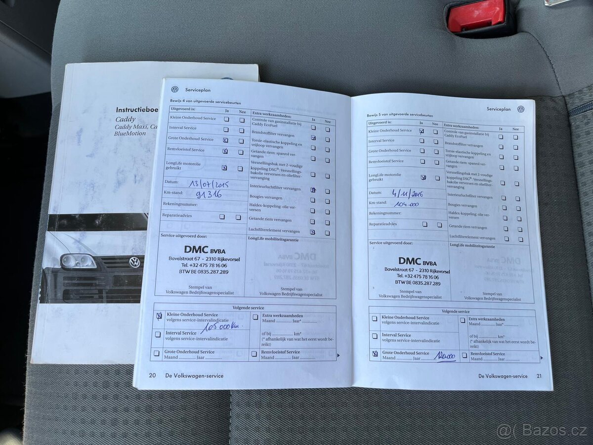 VW CADDY 1.9 TDi SERVISNÍ KNIHA MODEL BEZ FILTRU - 5