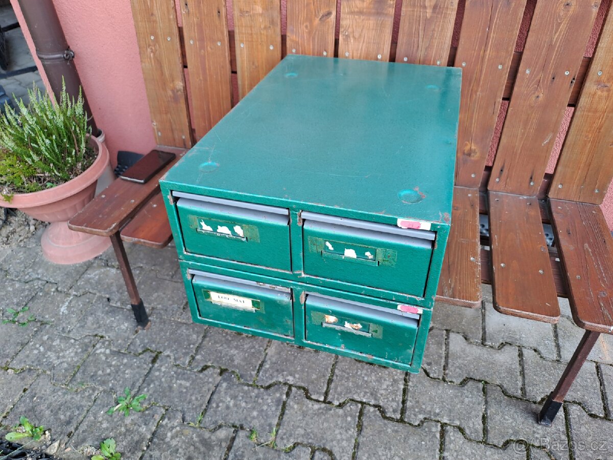 Plechová kartotéka - 5