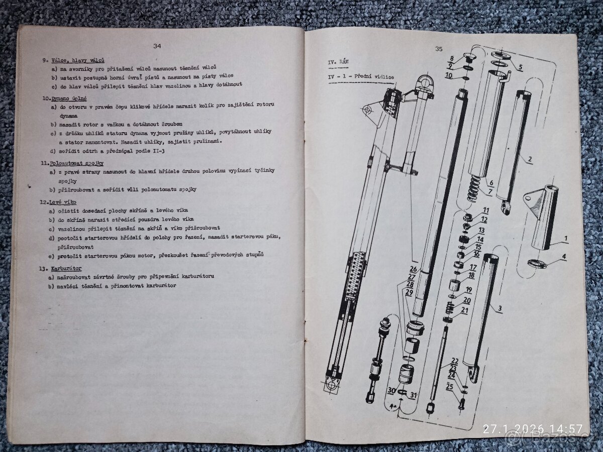 Dílenská příručka ČZ 250/471 - 5