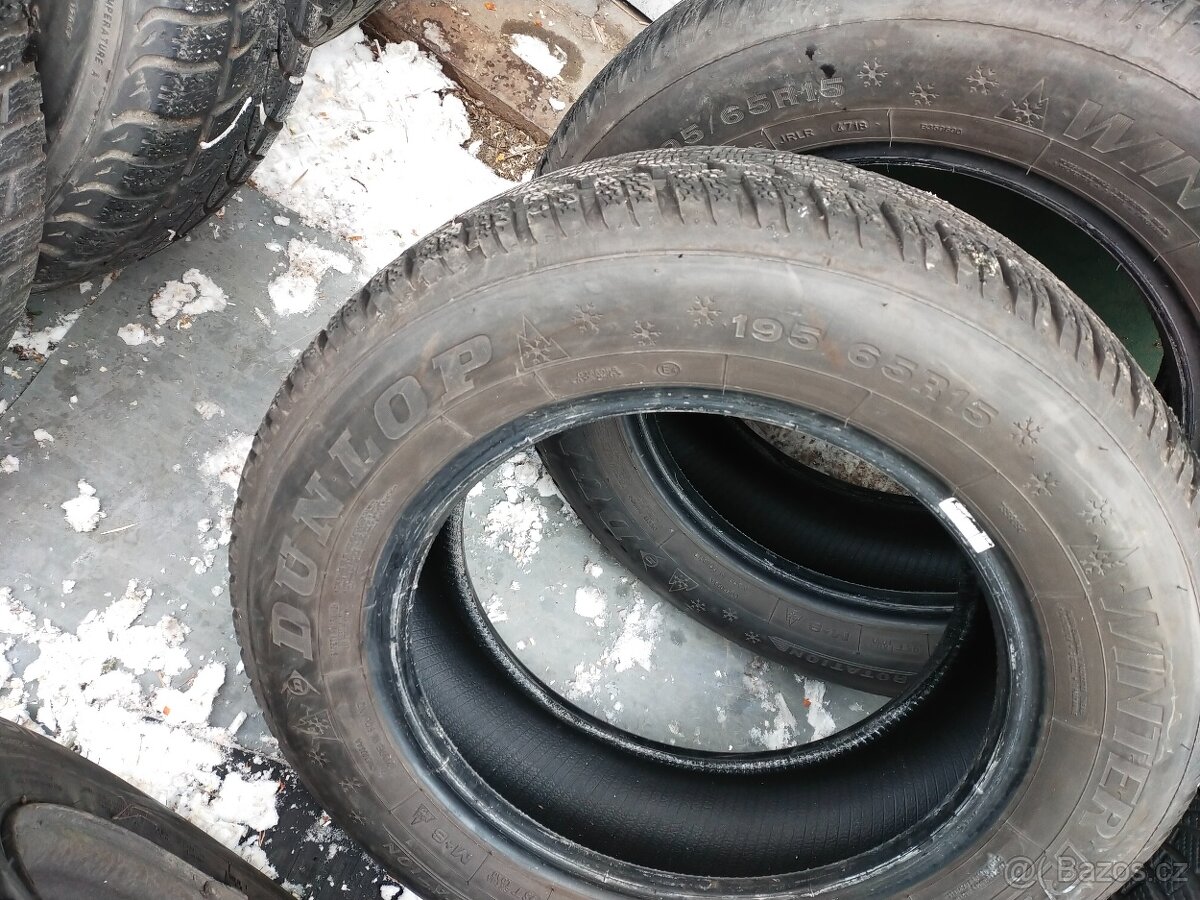Prodám zimní pneu 15 i 16 vzorek 4,5 až 6,5 mm - 5