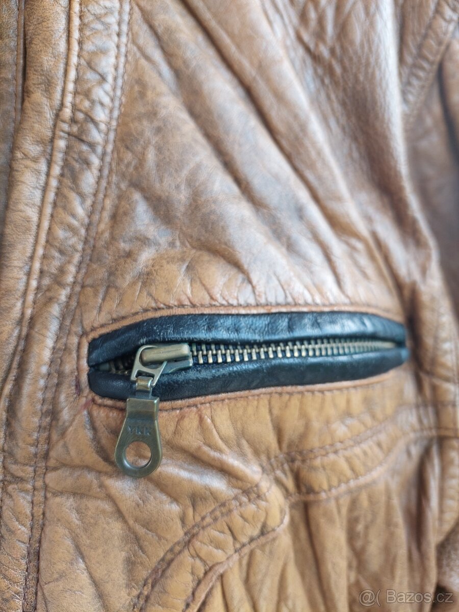 Retro kožená bunda - 5