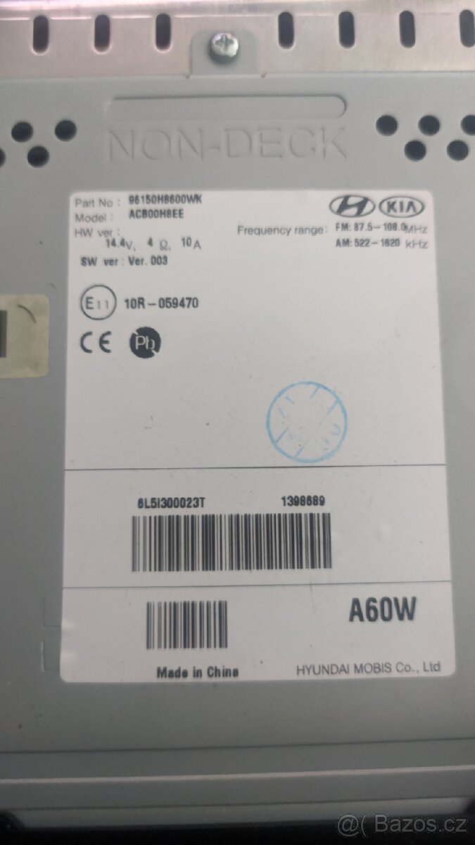 Originální autorádio KIA Rio IV - 5