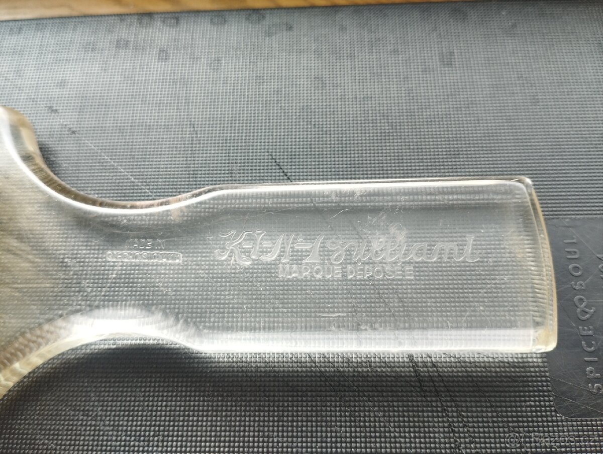 Staré retro hřebeny značené, retro kartáček na zuby - 5