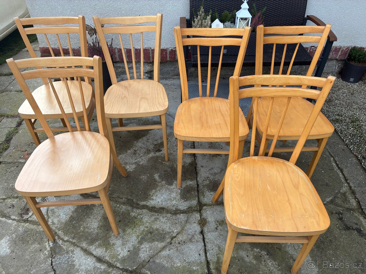 Rozkládací stůl a 6x židle - 5