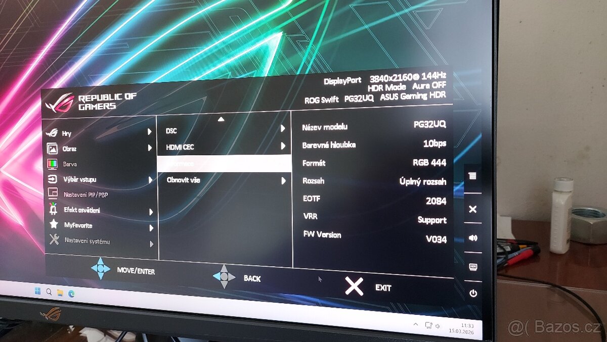 Asus ROG Swift PG32UQ 4K 144Hz - 5