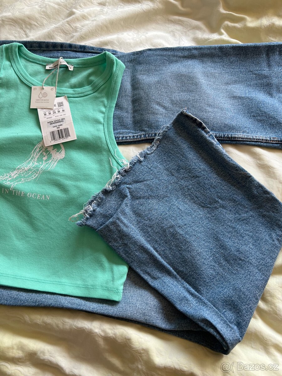 Set riflí Pull&Bear +crop top Pull&Bear vel.M - 5