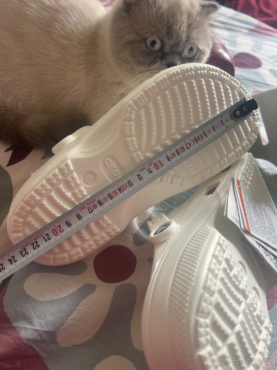 Crocs (pozor zbývá jen pár,bílá barva 38-39 vel.) - 5