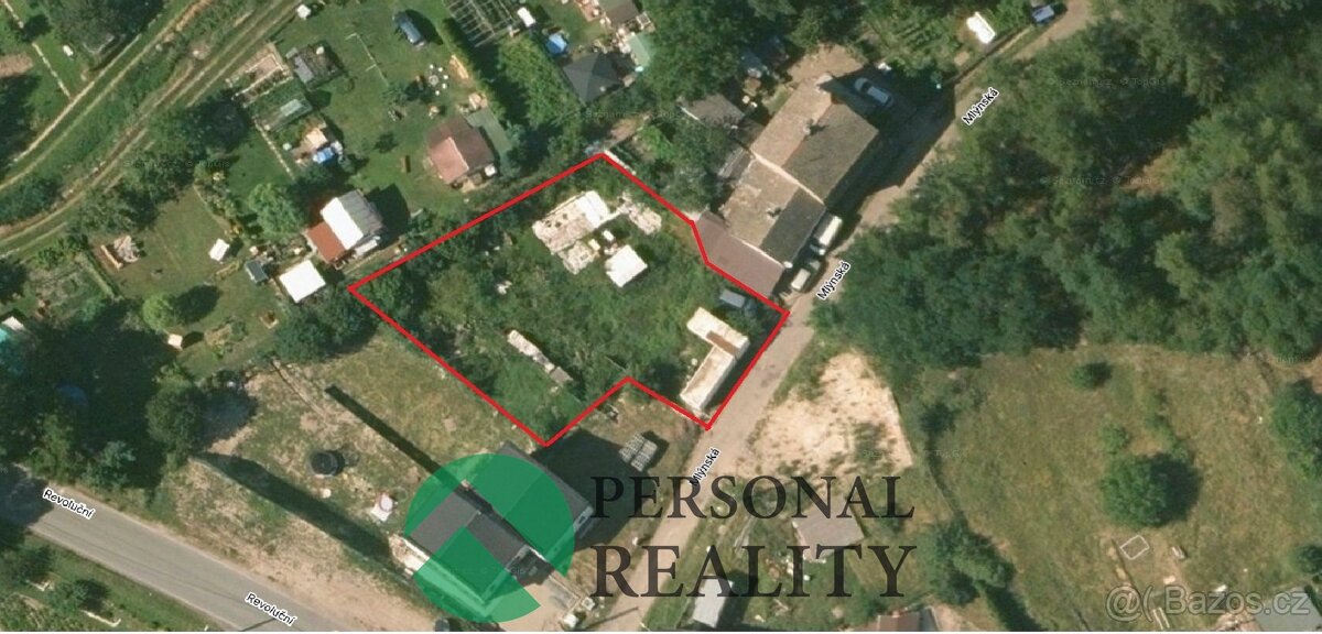 Prodej stavebního pozemku 800 m², Slaný - Kvíc, ev.č. 02654 - 5