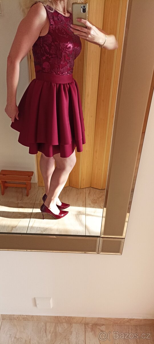 Šaty Roco plesové, společenské vel. 38 - 5