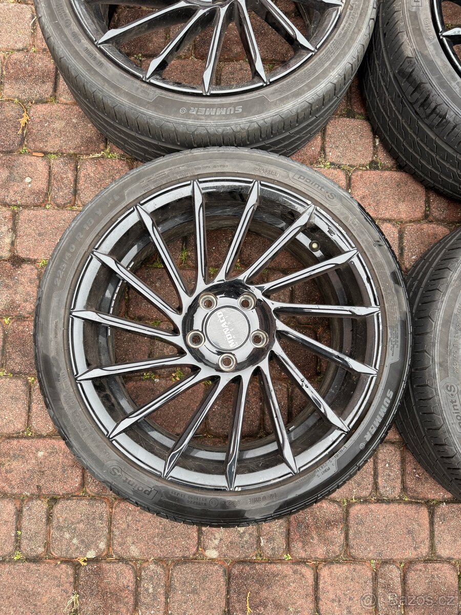 ALU Kola Monaco 5x112, R18 Letní pneu - 5