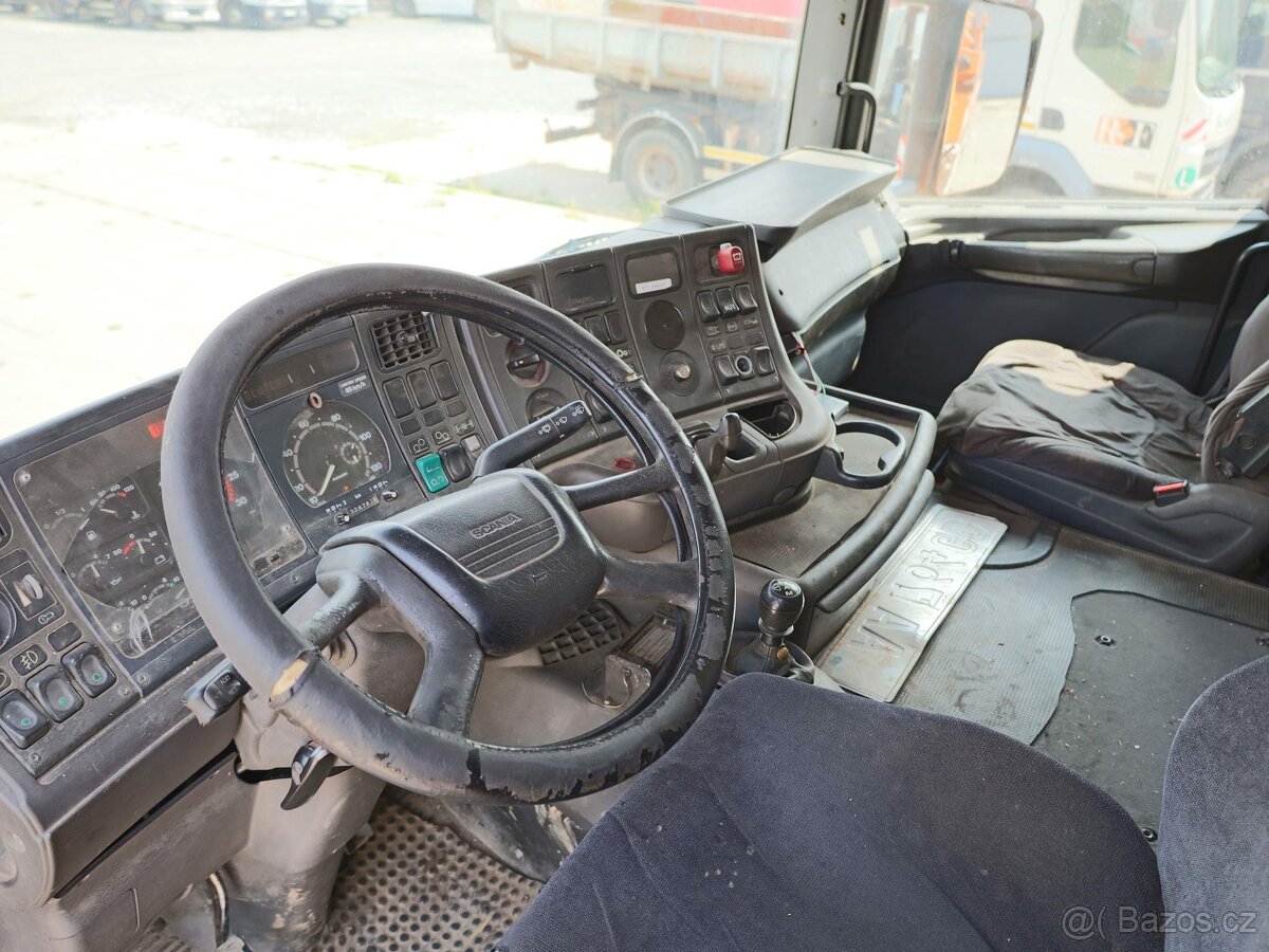 Scania R 124 GB, FEKÁL, 8x2, 33 TUN, 13 CBM (DVĚ KOMORY 11+ - 5