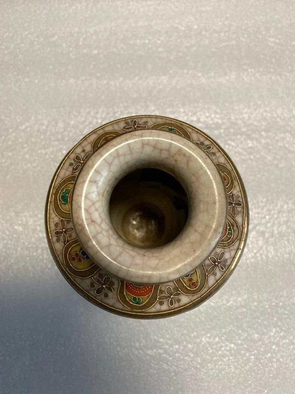 Japonská váza, pravá Satsuma, Kinkōzan,období Meidži/Taišó ( - 5