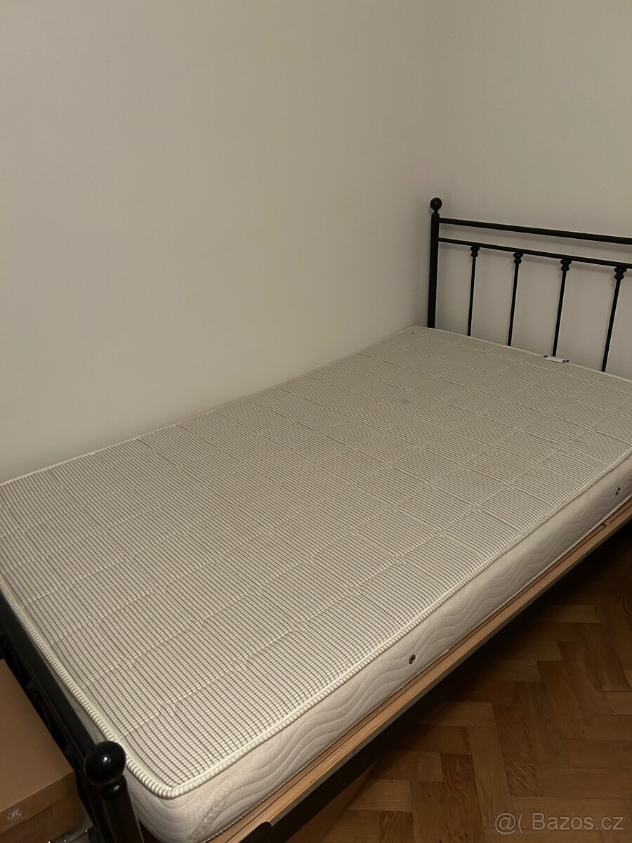 Kovová postel 120x200 cm - 5