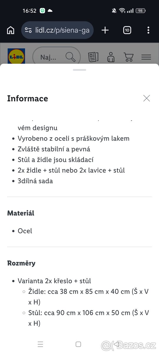 Zahradní nábytek - 5