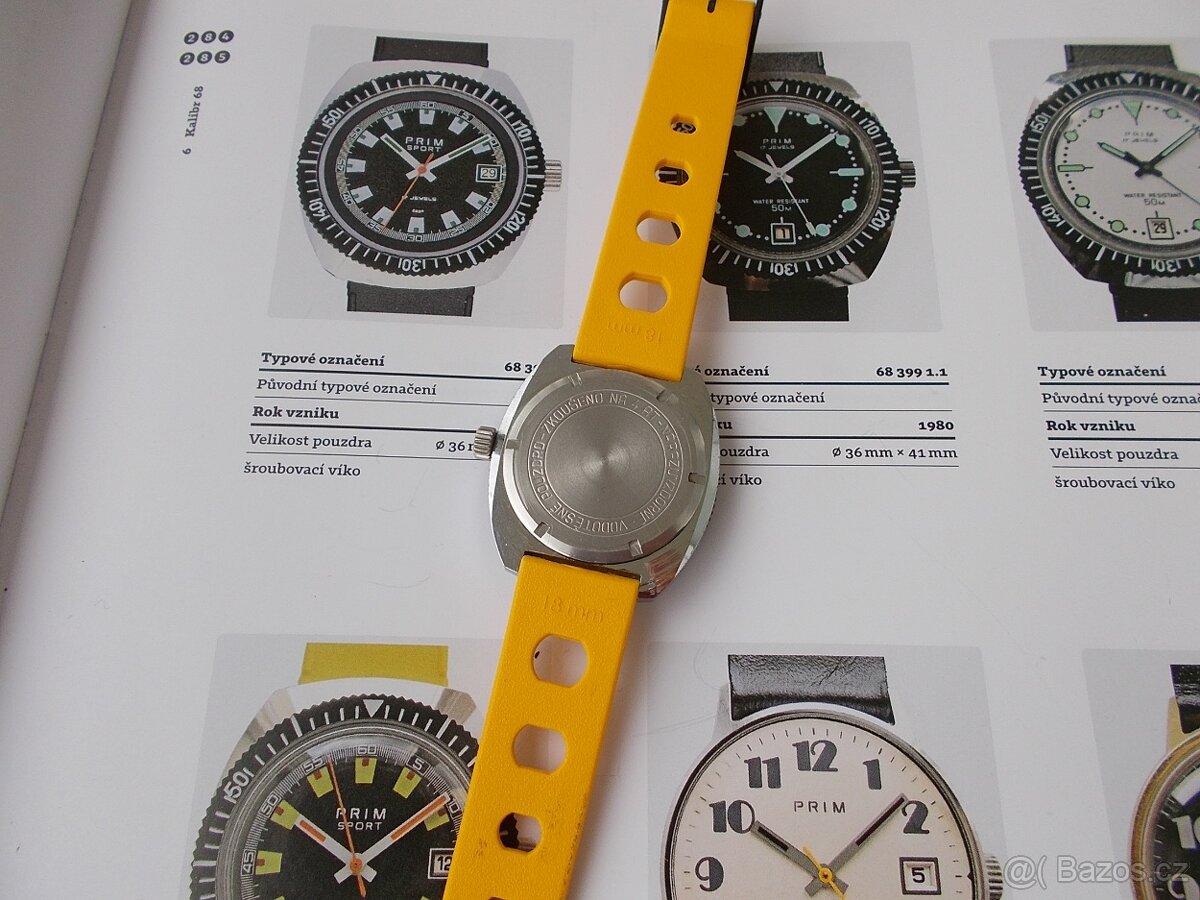 luxusni funkcni oblibene hodinky prim sport 2 rok 1982 - 5