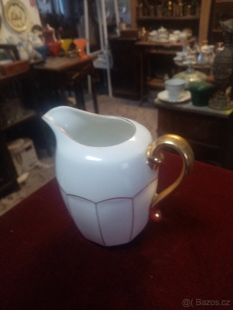 Starožitná porcelánová konvice na mléko - 5