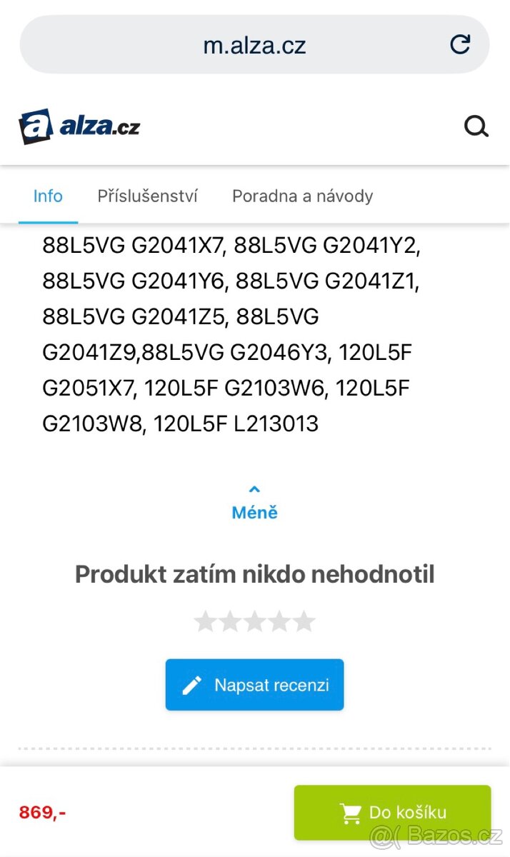 Dálkový ovladač Hisense ERF6A64 originální - 5