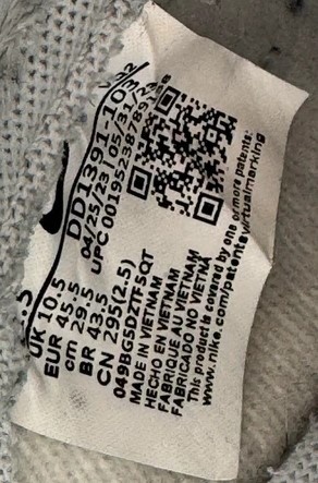 Nike Dunk Low Grey velikost 45,5 sedí 45, 3x nošené - 5