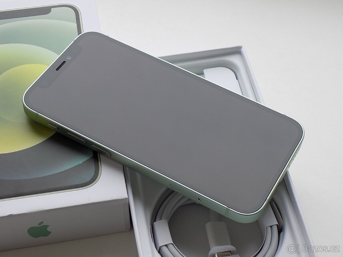 Apple iPhone 12 mini 128GB Zelený - ZÁRUKA - 100% BATERIE - 5