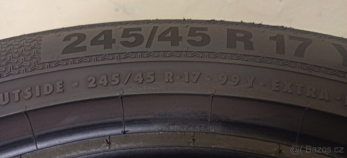 Barum 245/45 R17 99Y 7,5mm - 5