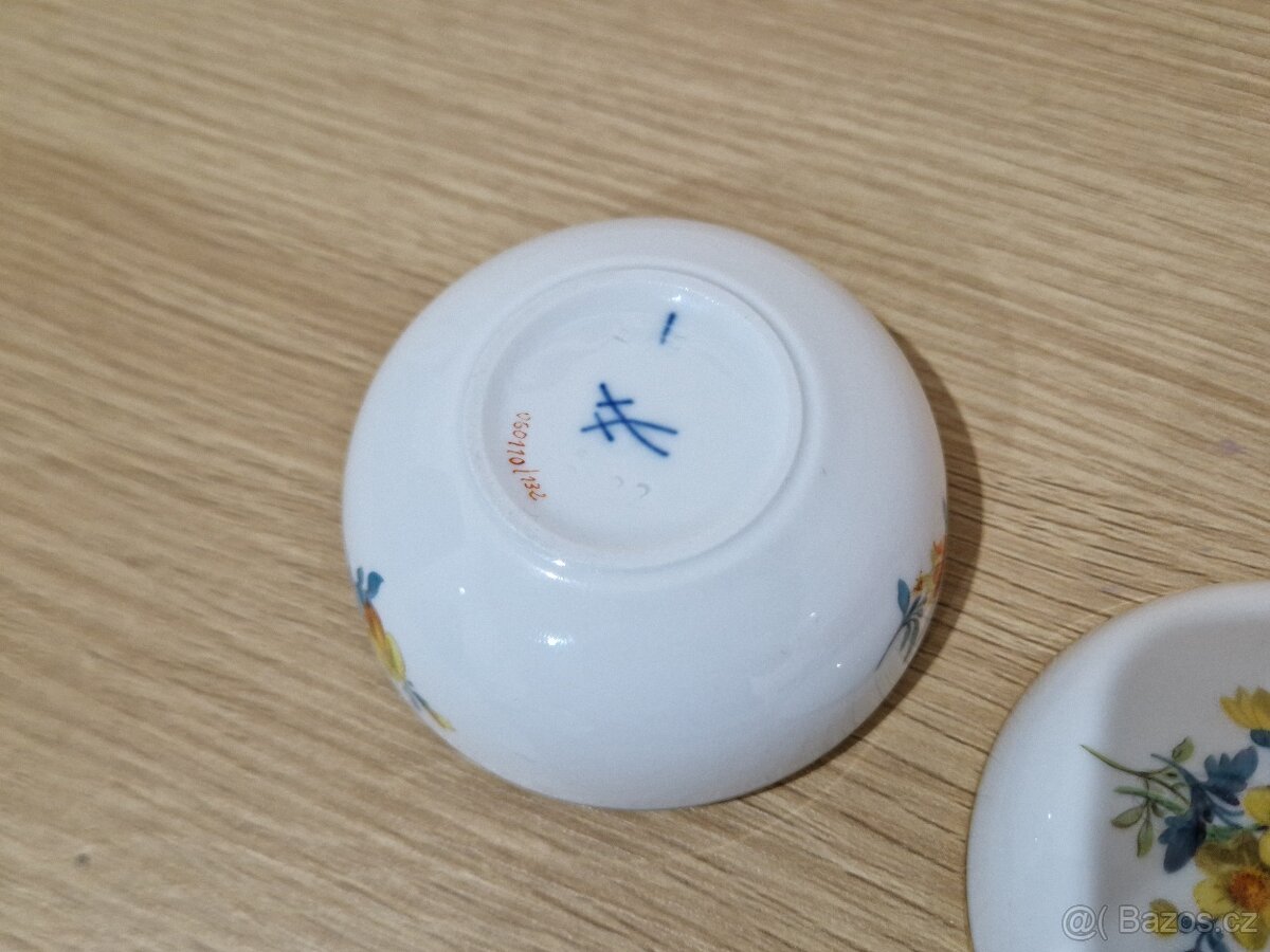 Porcelánová šperkovnice Meissen – Míšeň - 5
