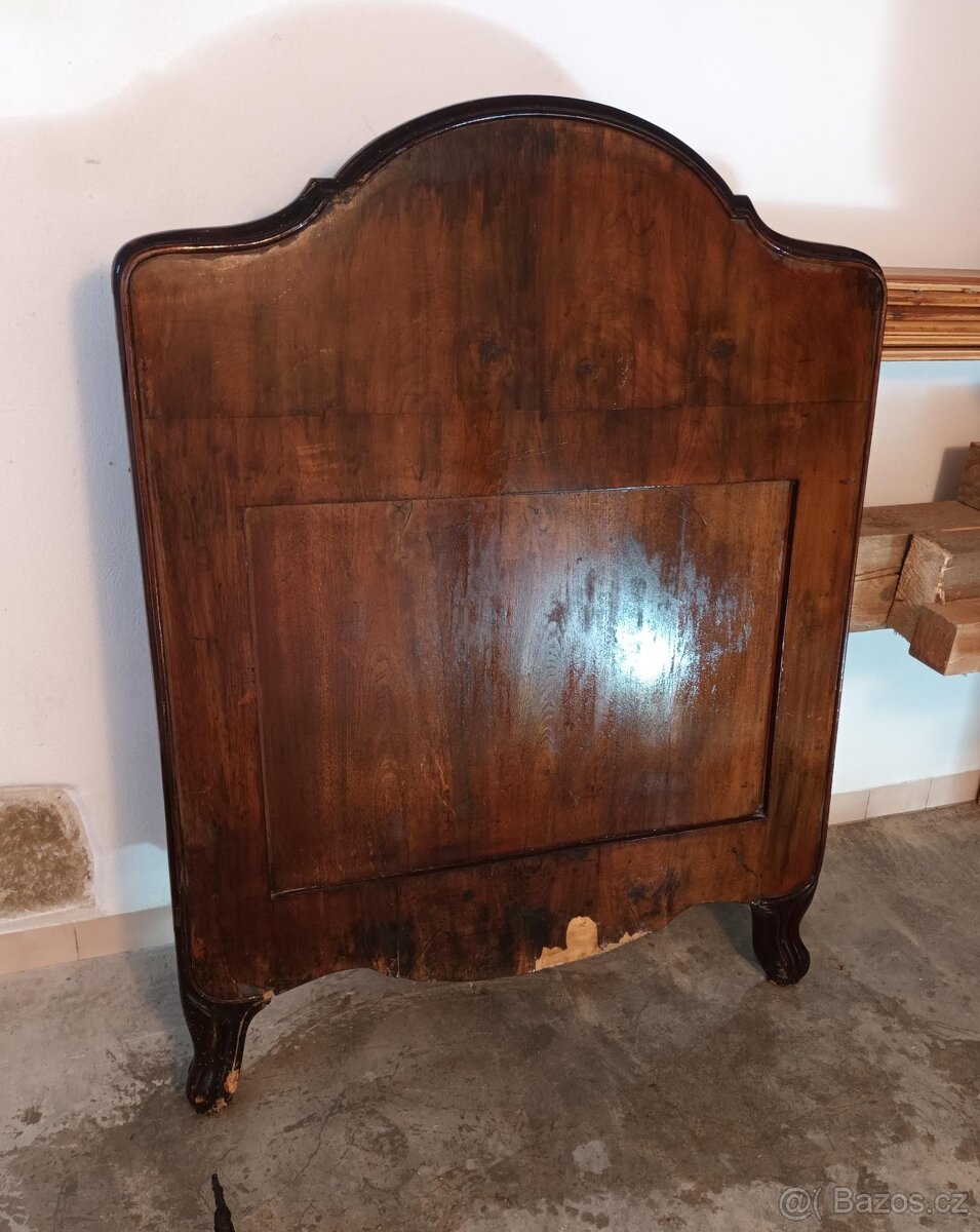 stará starožitná čela pelesti postele - 5