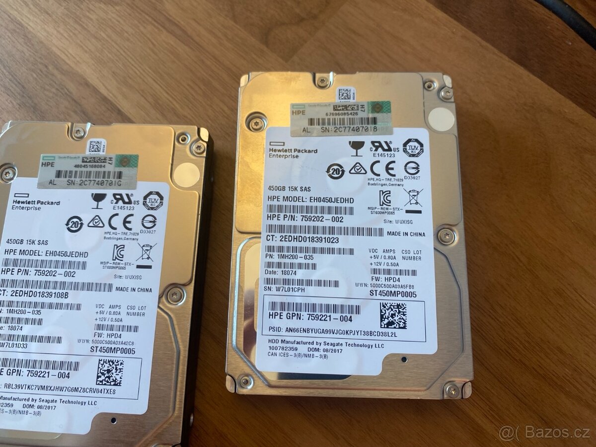 2.5" HDD HPE 450GB SAS 15k (EH0450JEDHD) - 5