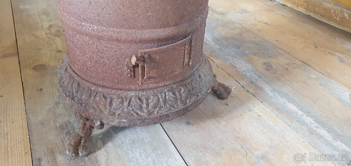 Starodávné pilinové kamna - 5