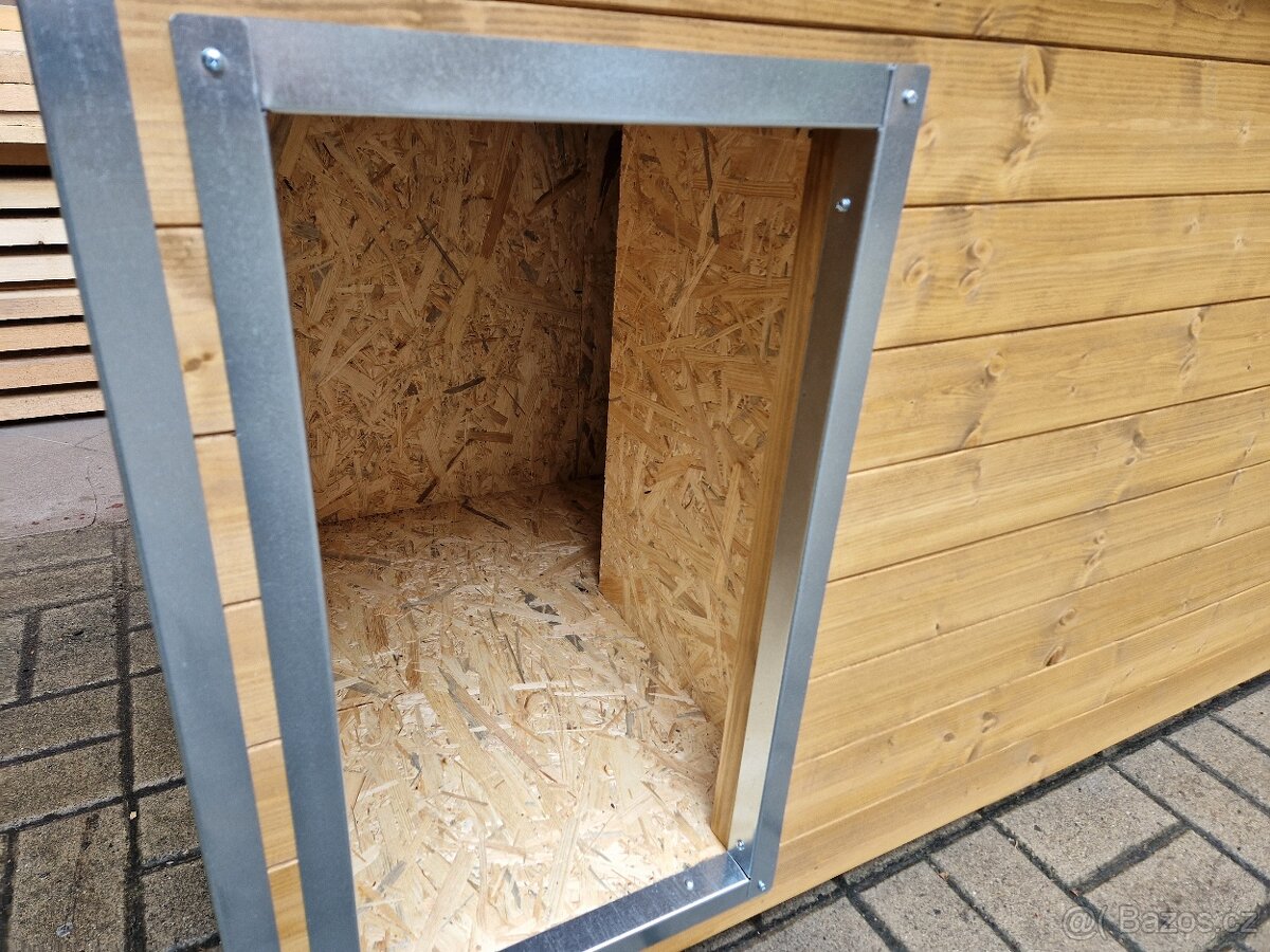 Zateplená psí bouda XL - 5