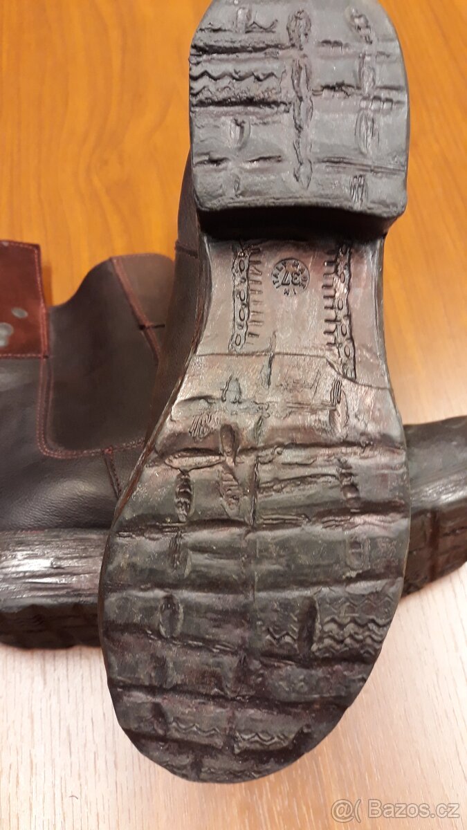 Nové,italské, kotníkové boty PAPUCEI - 5