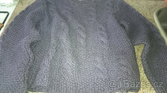 Svetr - pletený - ruční práce. - 5