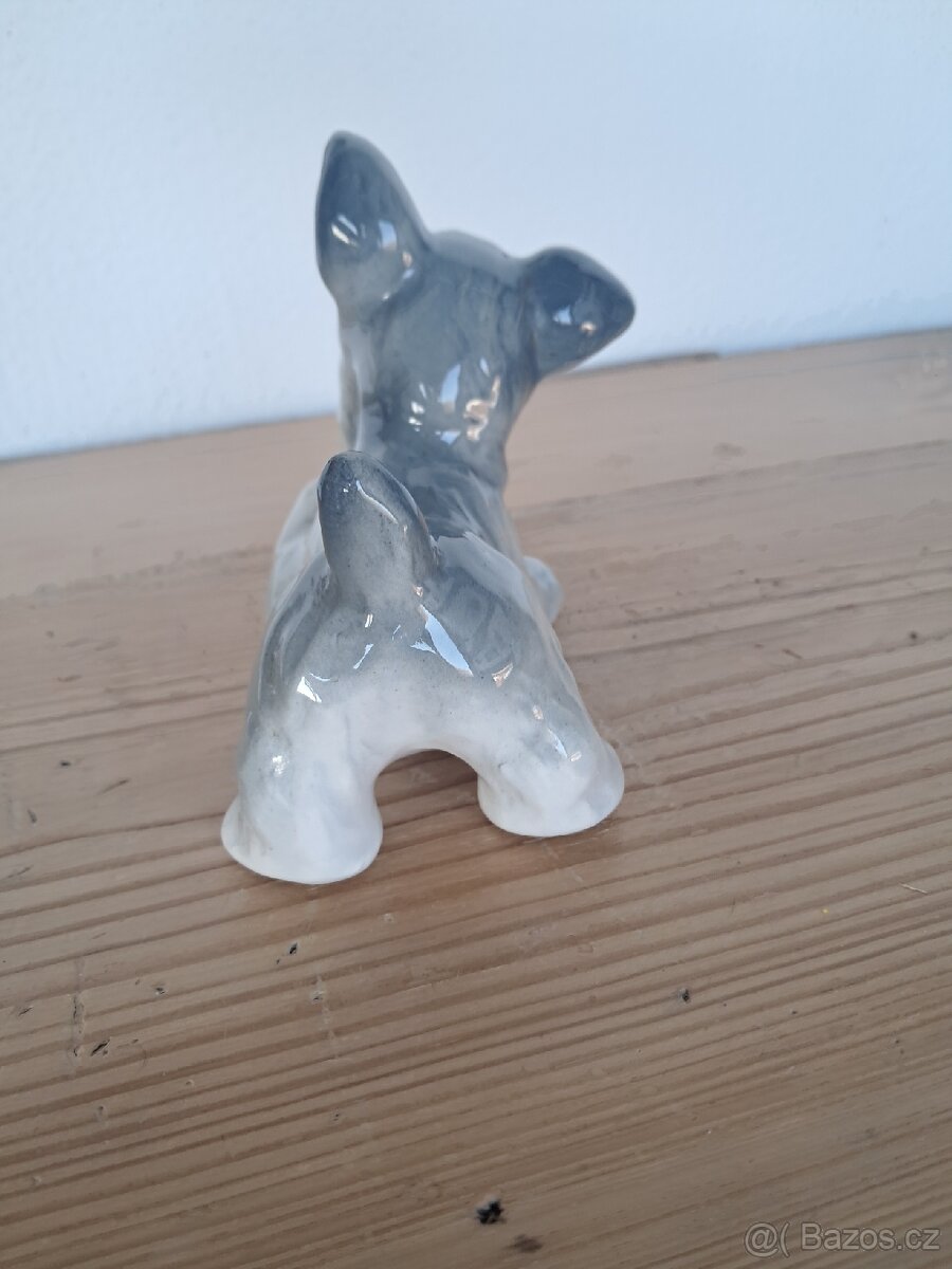 Porcelánová figurka pejska - 5