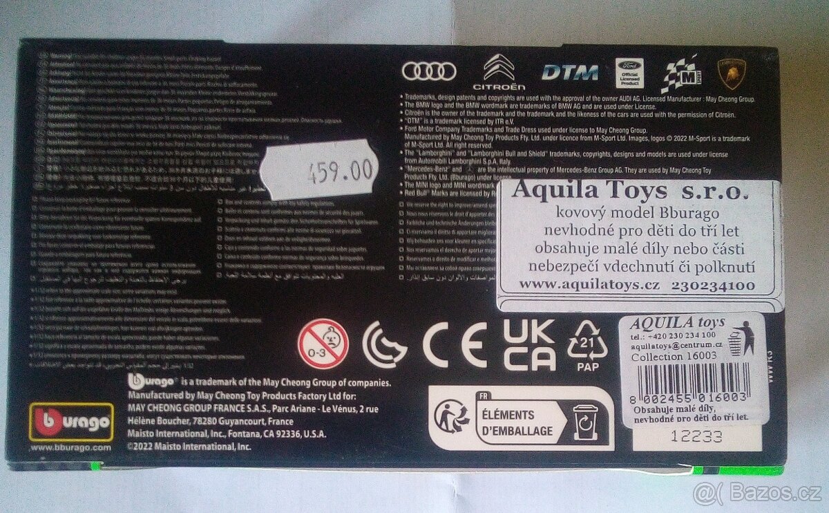 Kovový model burago - 5