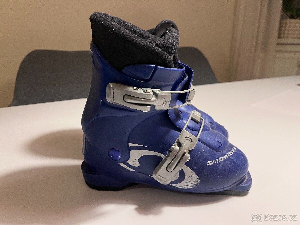 Dětské lyže ELAN 100 + přeskáče SALOMON 18 - lok. Prostějov - 5