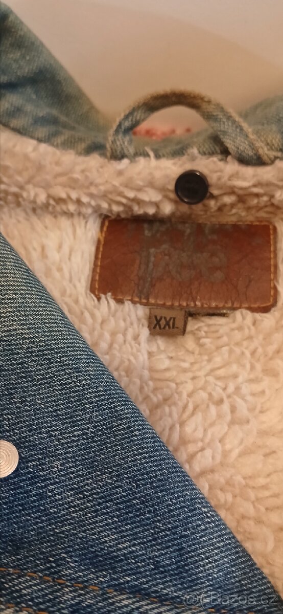 Hezká riflová bunda zn.Lee - 5