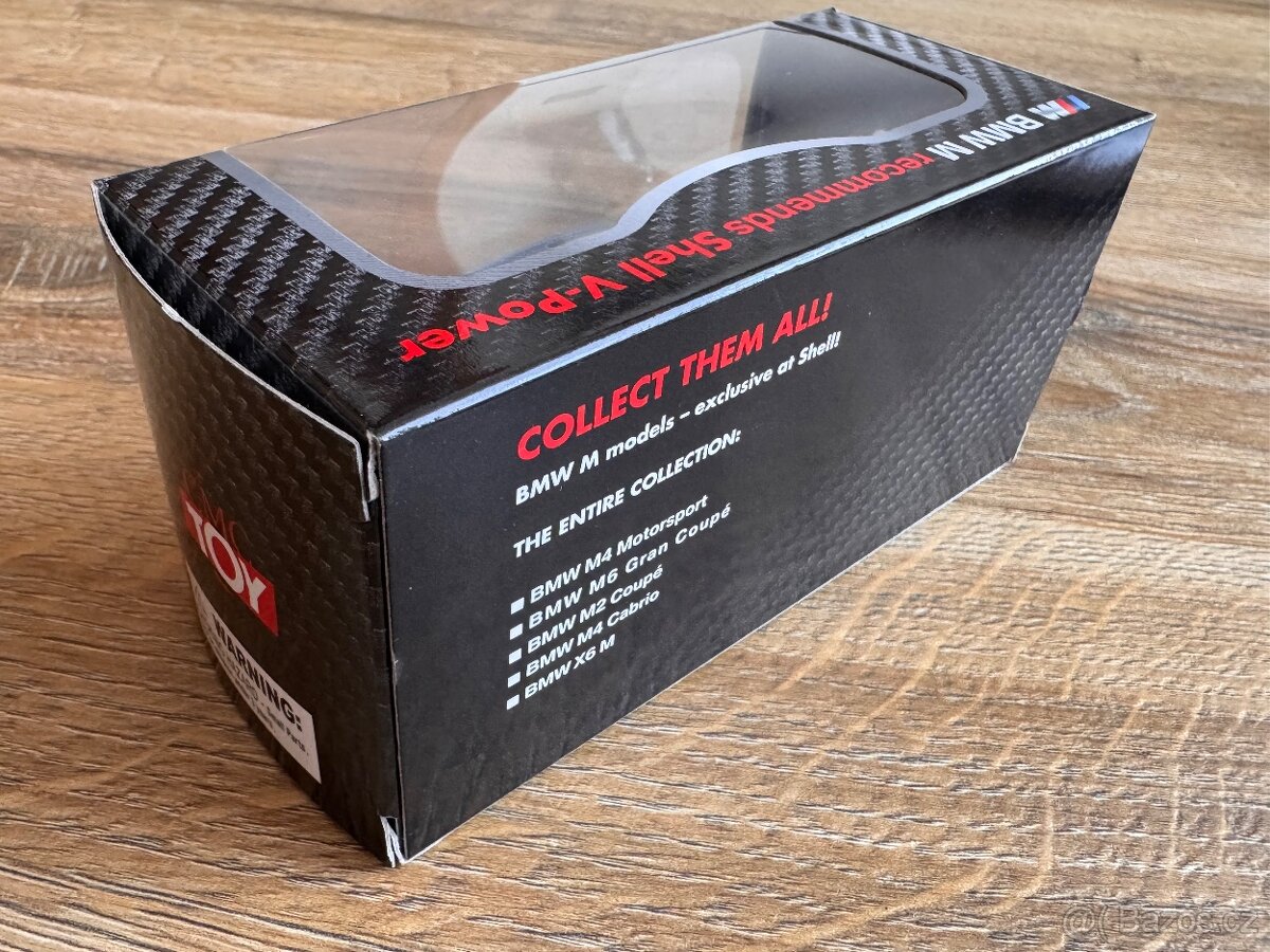 Sběratelský model autíčka BMW C6 M, modré barvy. - 5