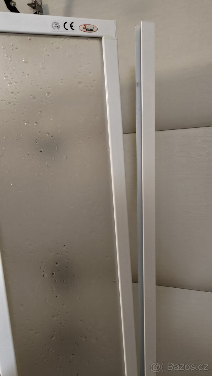 Sprchová zástěna čtvrtkruh 80 x 80 - 5