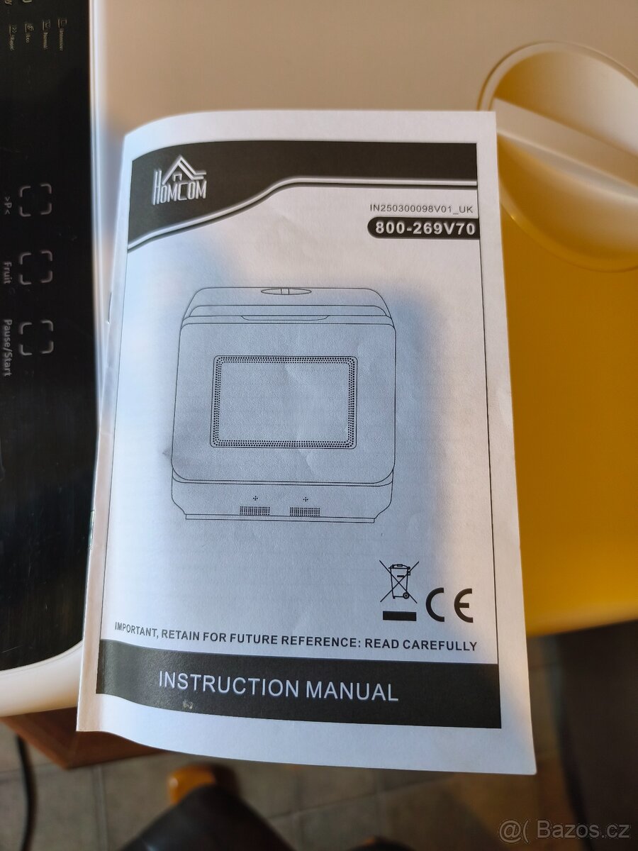 Stolní mini myčka nádobí HOMCOM - 5