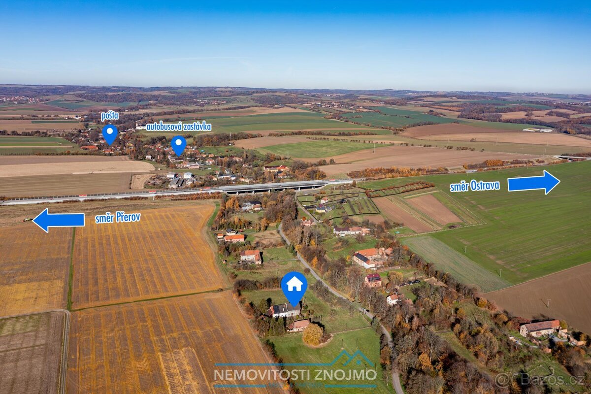 Rozlehlý stavební pozemek, 9536m2, pro rodinné i bytové domy - 5