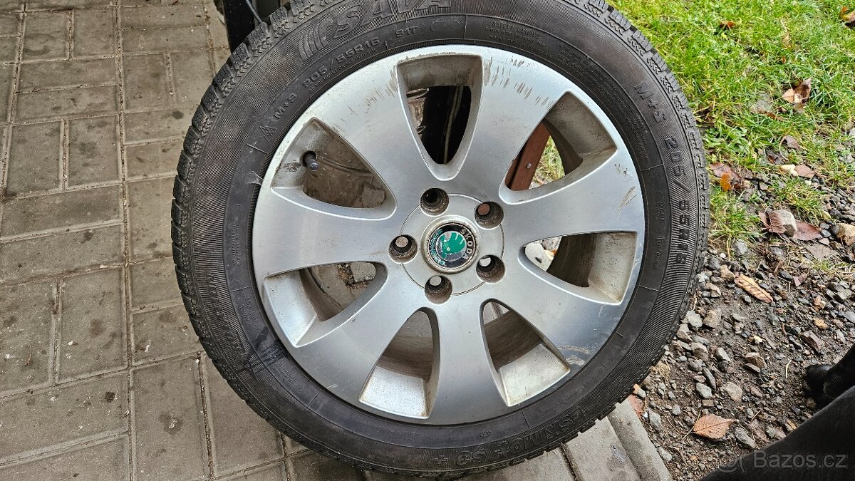 Zimní Sada Alu 5x112 205/55 R16 Škoda - 5