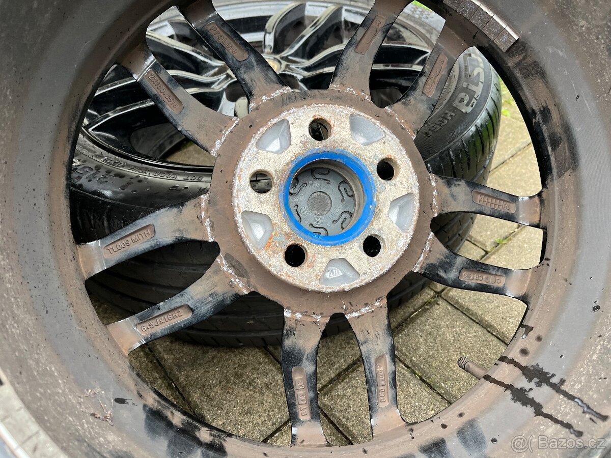 4x litá kola 5x100 R16, letní pneu 70% - 5