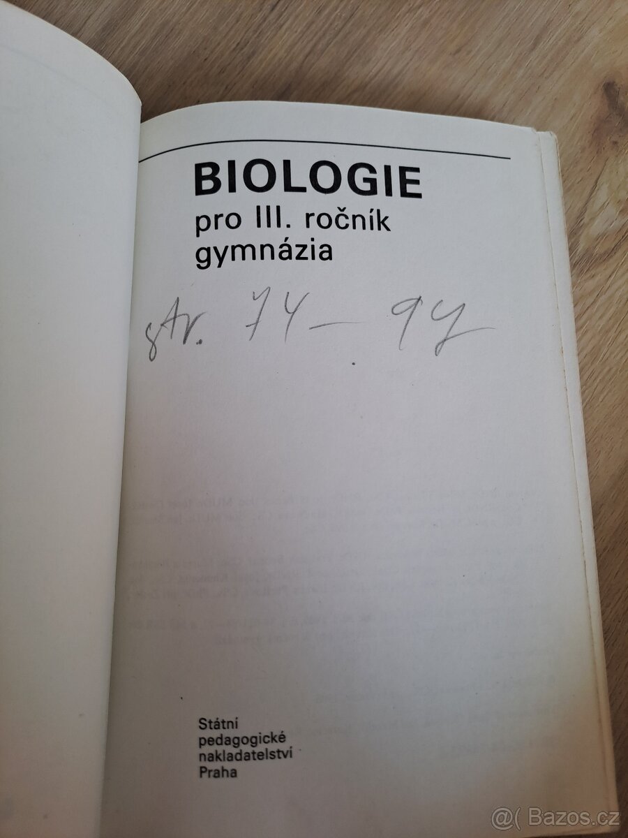 Učebnice pro gymnázia (Biologie a Literatura) - 5