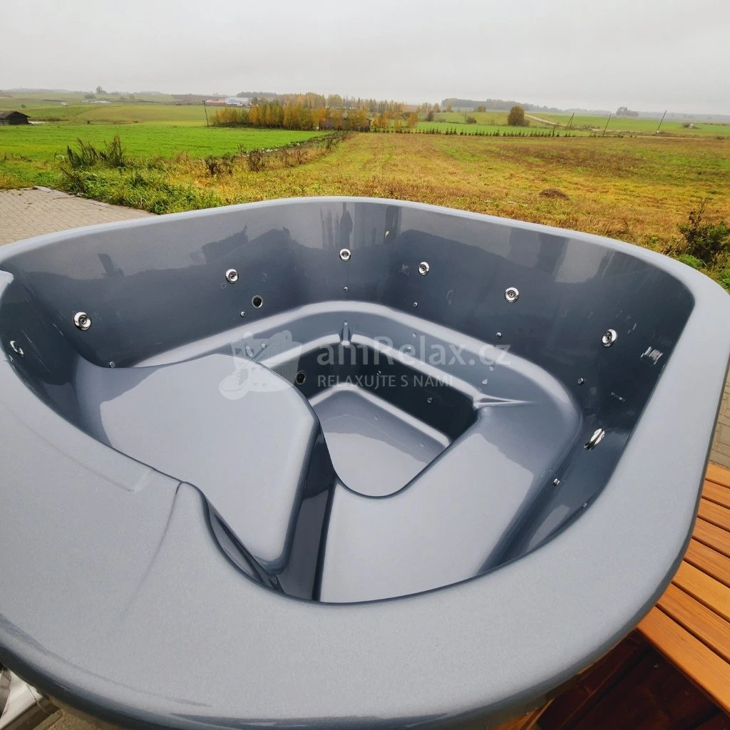 Koupací sud s hydromasážním a aeromasážním systémem - 5