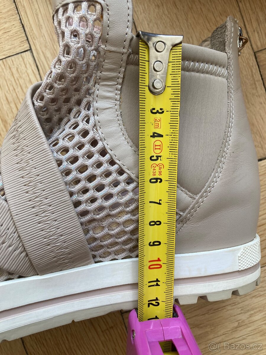 Kožené kotníkové boty Marc Cain - 5