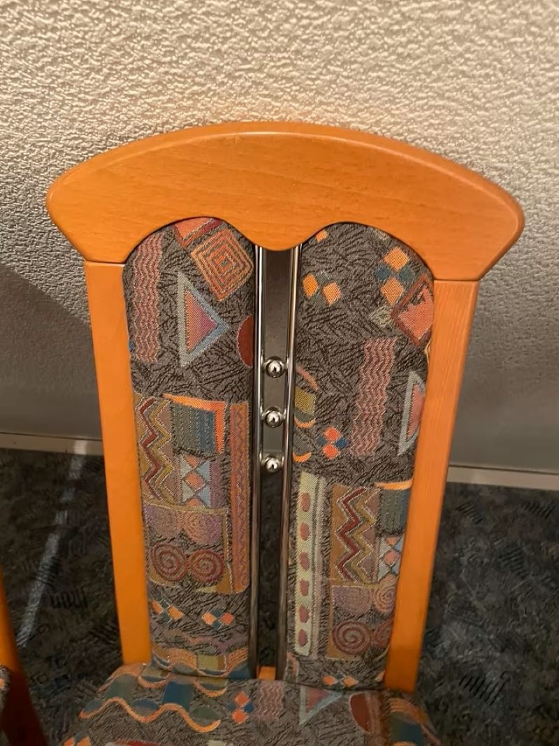 Židle jídelní masivní 4 ks - velmi pěkný stav - 5